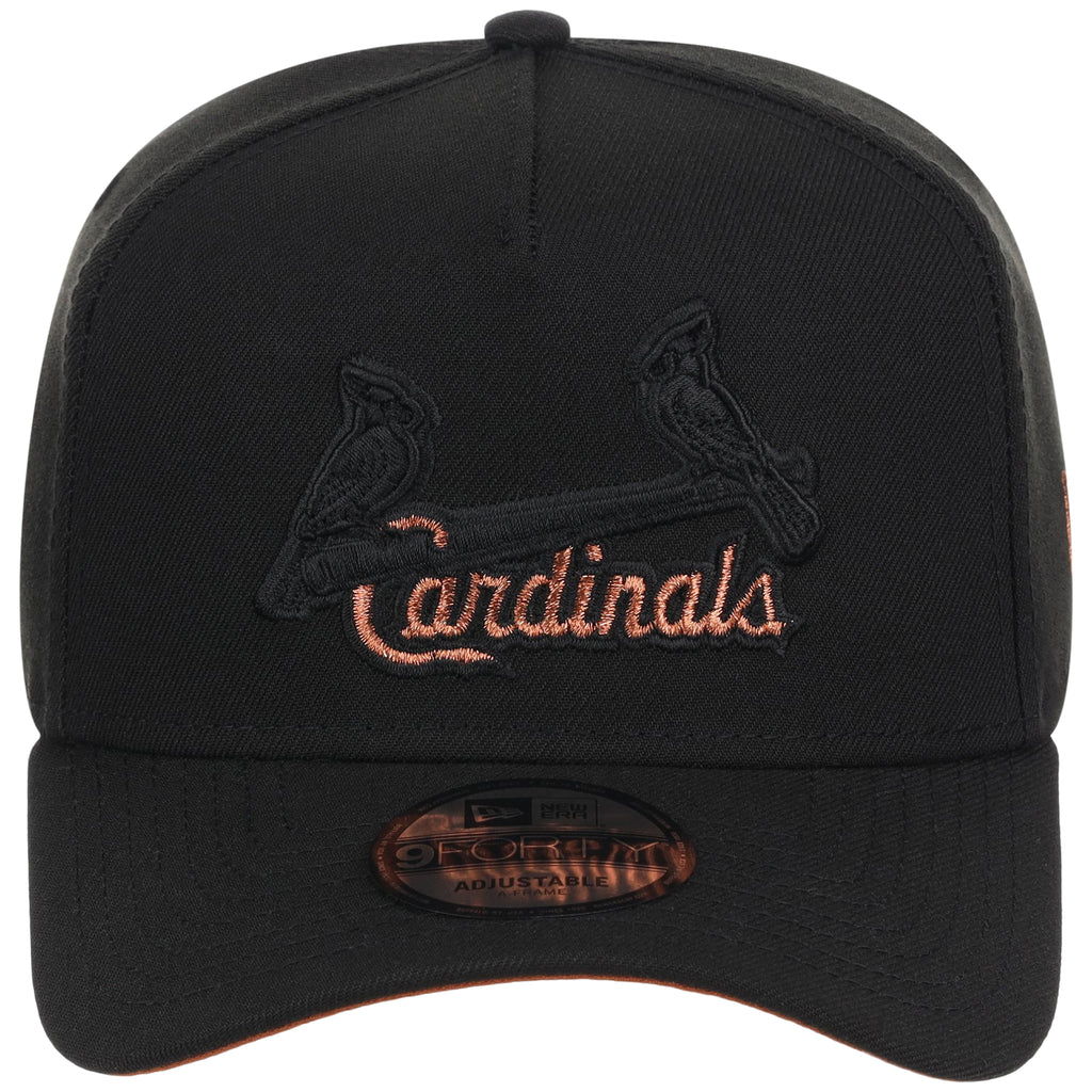 St. Louis Cardinals MLB Black x Rust FASHION CORE New Era 9FORTY A-Frame