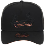 St. Louis Cardinals MLB Black x Rust FASHION CORE New Era 9FORTY A-Frame