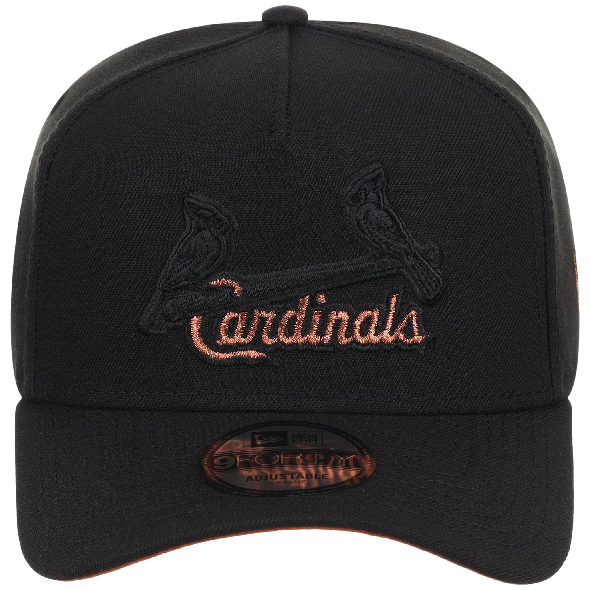 St. Louis Cardinals MLB Black x Rust FASHION CORE New Era 9FORTY A-Frame
