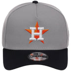 Houston Astros MLB Gray OTC FASHION CORE New Era 9FORTY A-Frame