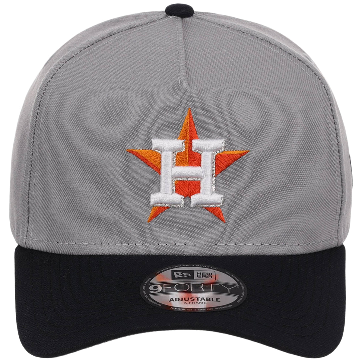 Houston Astros MLB Gray OTC FASHION CORE New Era 9FORTY A-Frame