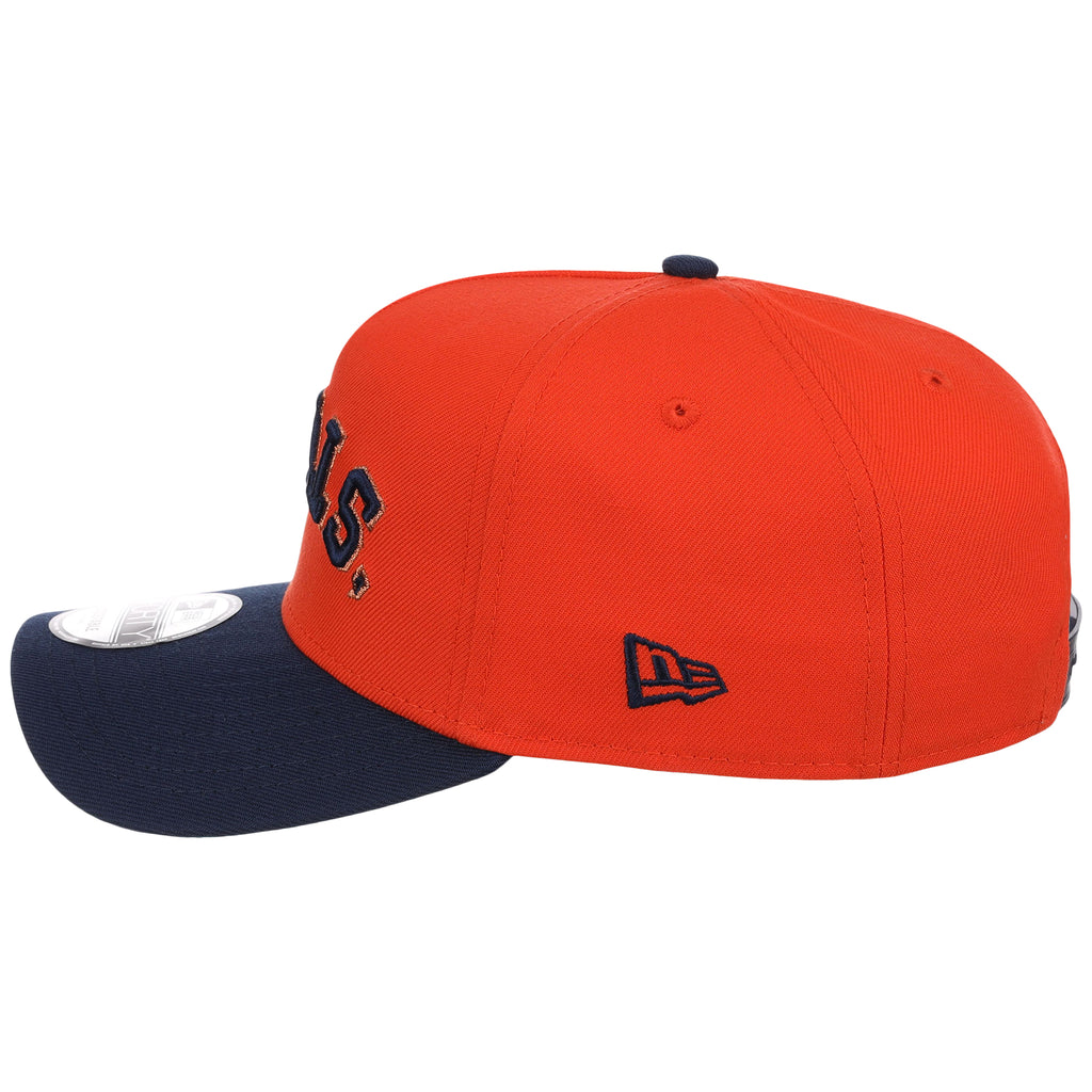 Houston Astros MLB Flipmode 2.0 New Era 9FORTY A-Frame (Orange/Navy/Kelly Green)