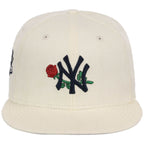 New York Yankees 'Concrete Roses' New Era 59FIFTY (Chrome/Chrome)