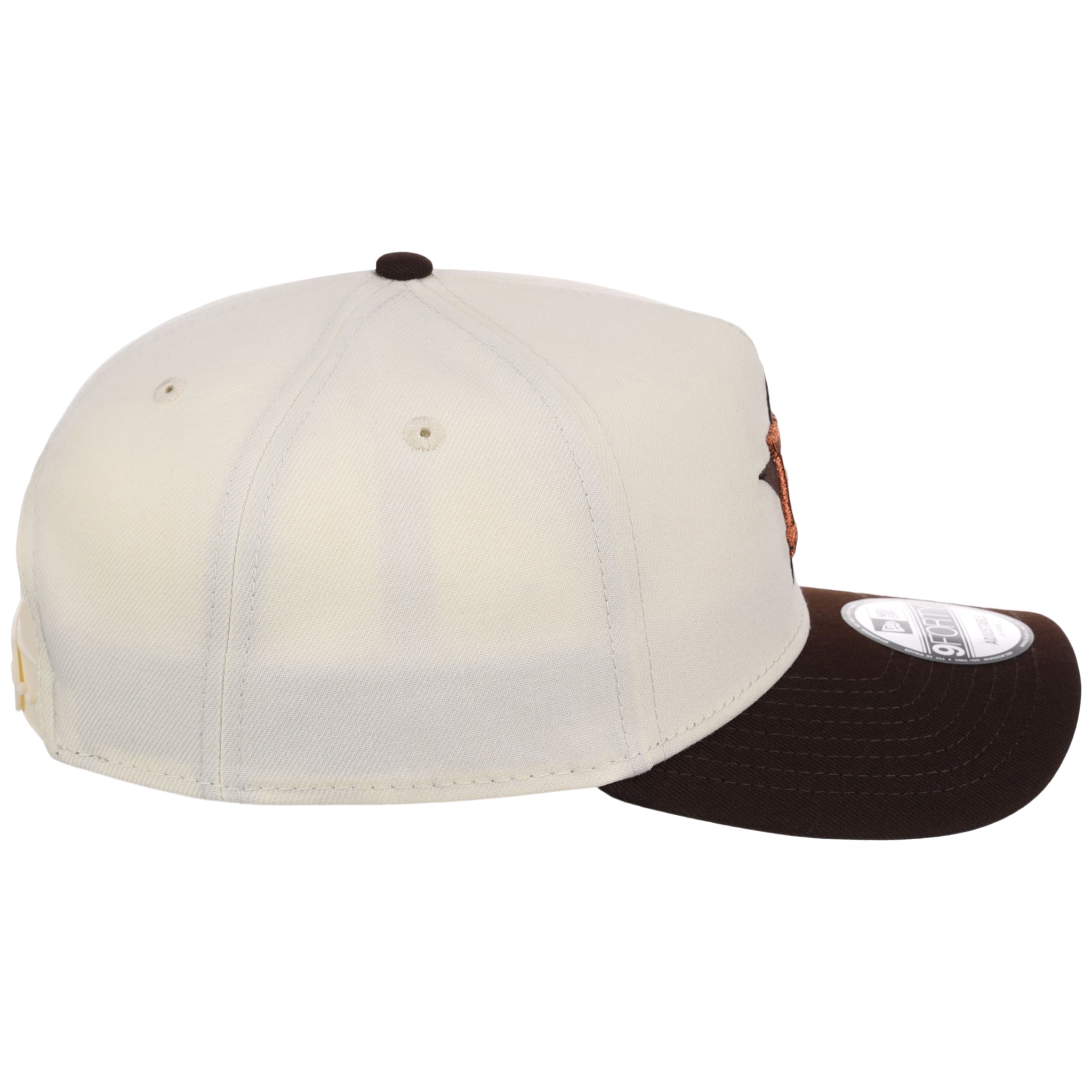 Houston Astros MLB Chrome x Burnt Wood FASHION CORE New Era 9FORTY A-Frame