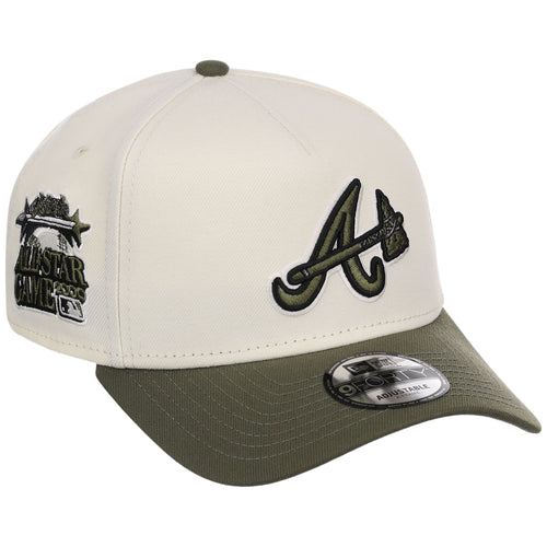 Atlanta Braves MLB Chrome Olive New Era 9FORTY