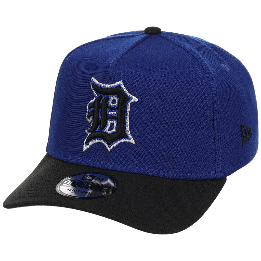 Detroit Tigers MLB Royal x Black FASHION CORE New Era 9FORTY A-Frame