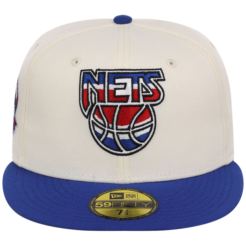 New Jersey Nets NBA Chrome OTC New Era 59FIFTY (Chrome/Royal)