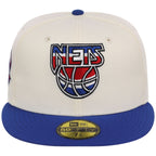 New Jersey Nets NBA Chrome OTC New Era 59FIFTY (Chrome/Royal)
