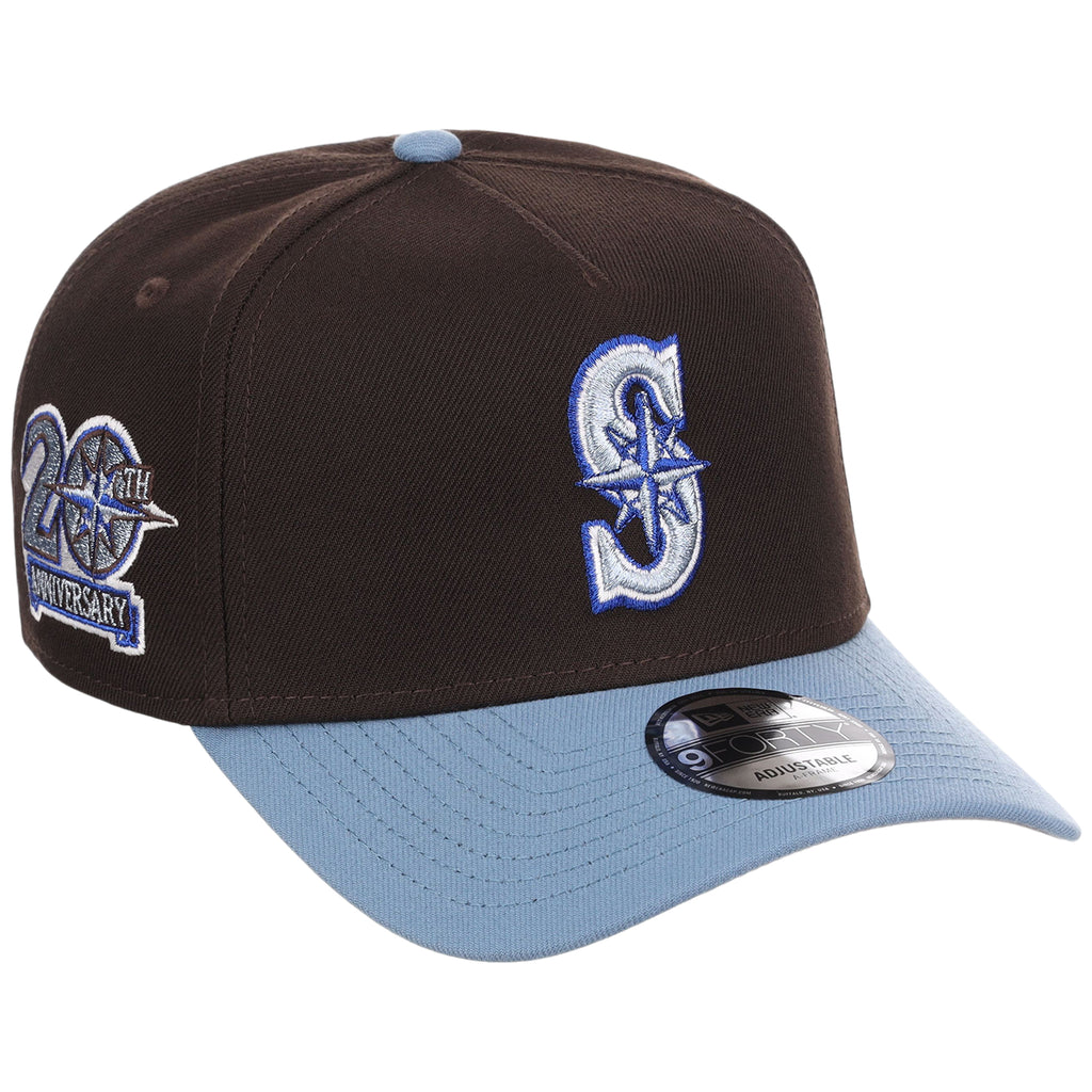 Seattle Mariners MLB Driftwood Fade New Era 9FORTY A-Frame