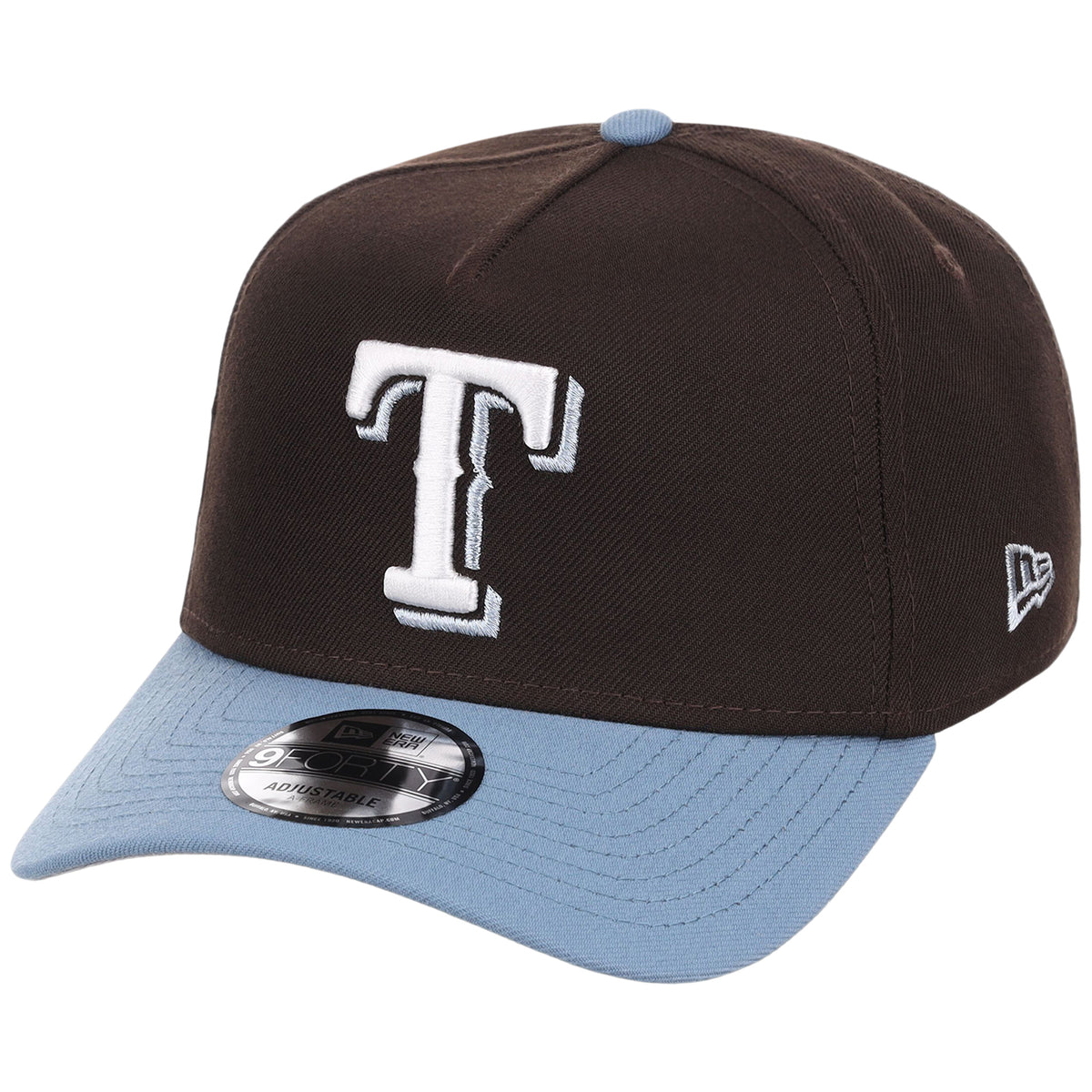 Texas Rangers MLB Driftwood Fade New Era 9FORTY A-Frame