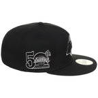 Los Angeles Lakers NBA Liquid Titanium New Era 59FIFTY