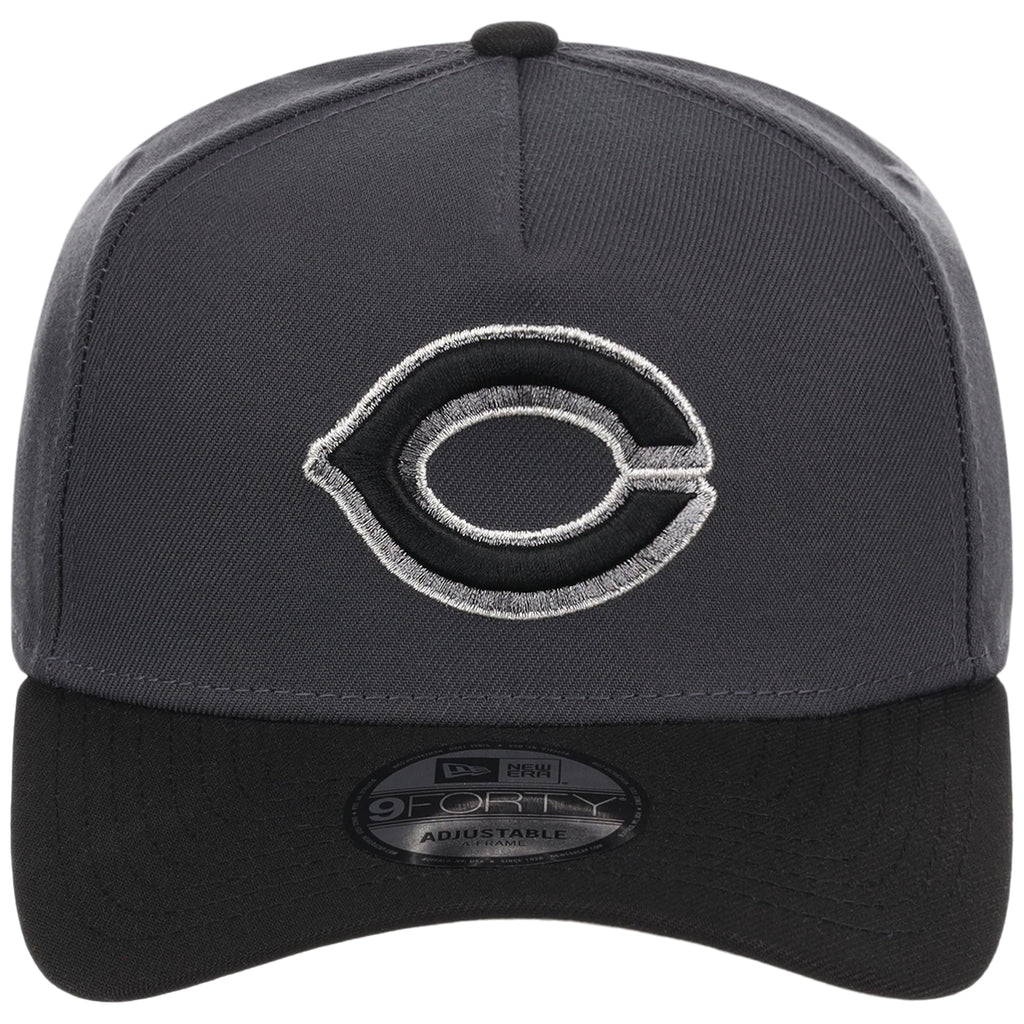 Cincinnati Reds MLB Graphite x Black FASHION CORE New Era 9FORTY A-Frame