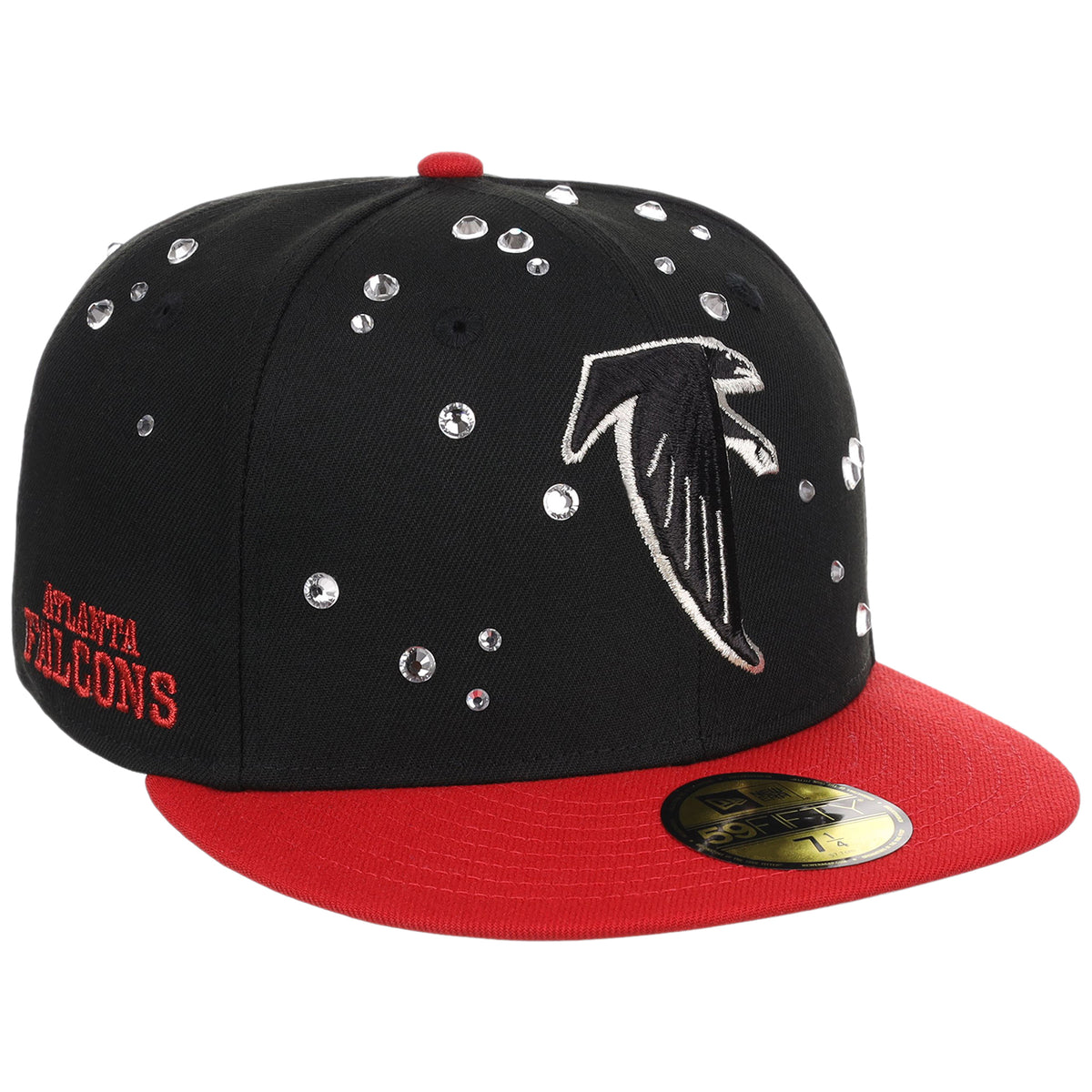 Atlanta Falcons Quavo Georgia Pack Collection - New Era 59FIFTY "Iced Out" (Black/Red)