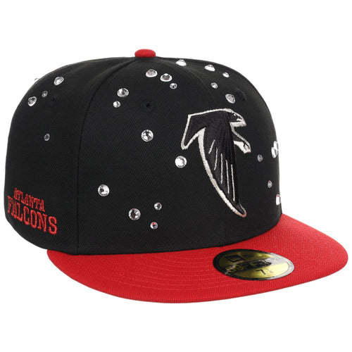 Atlanta Falcons Quavo Georgia Pack Collection - New Era 59FIFTY "Iced Out" (Black/Red)