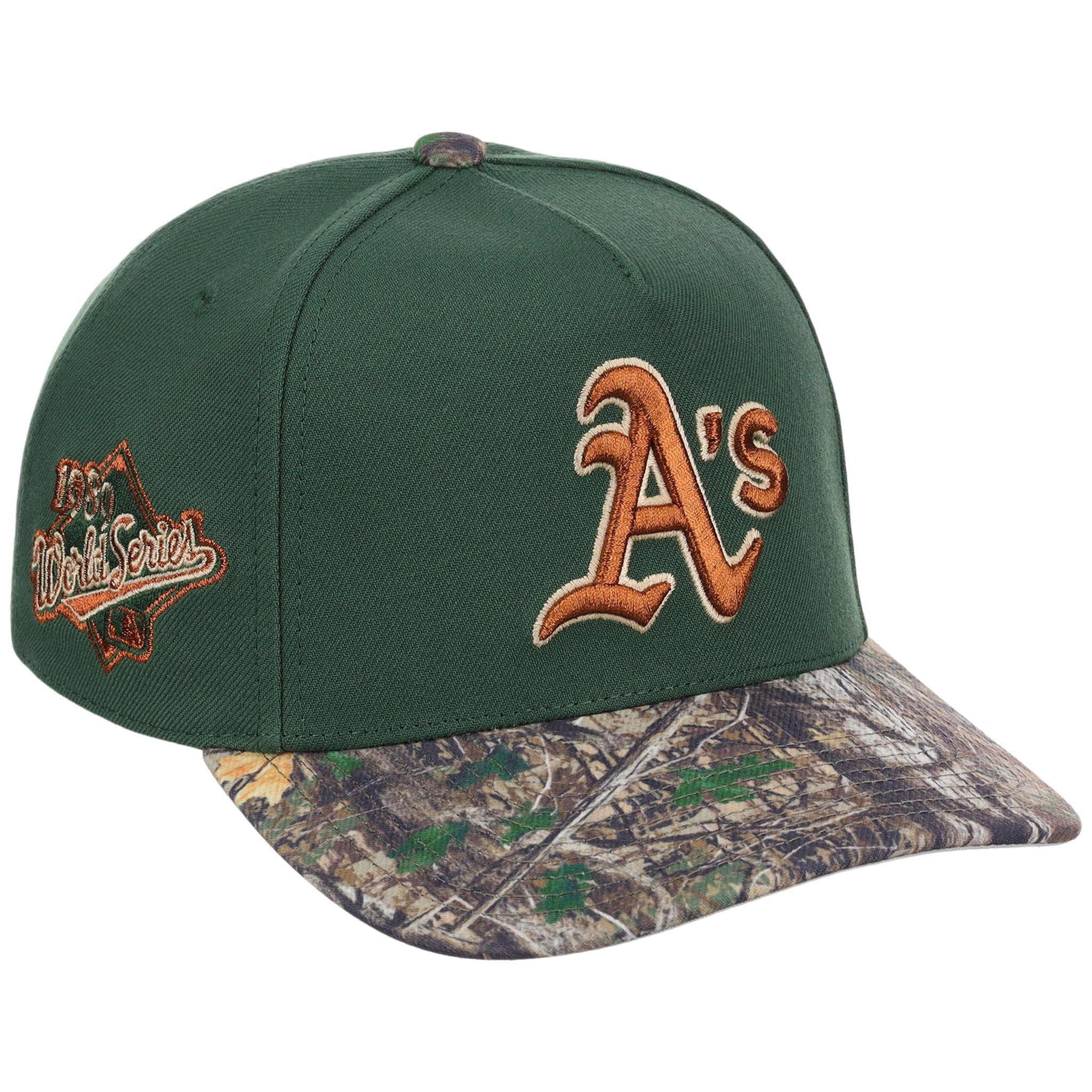 Oakland Athletics MLB Mitchell & Ness Copper Trees Pro Pinch