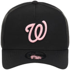 Washington Nationals MLB Black x Pink FASHION CORE New Era 9FORTY A-Frame