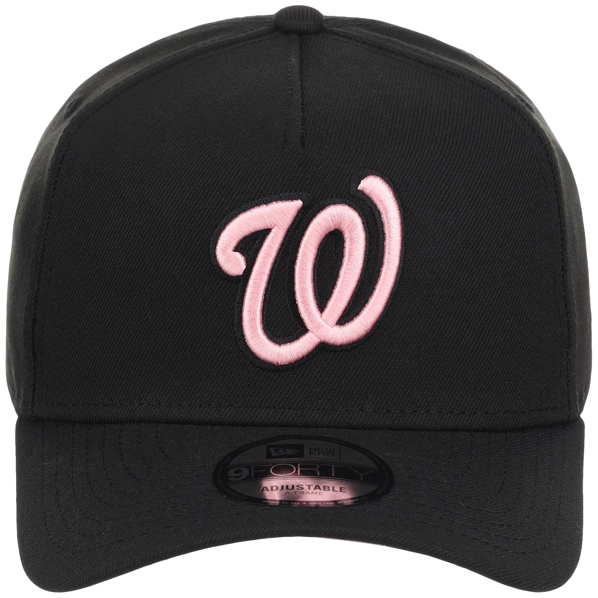 Washington Nationals MLB Black x Pink FASHION CORE New Era 9FORTY A-Frame