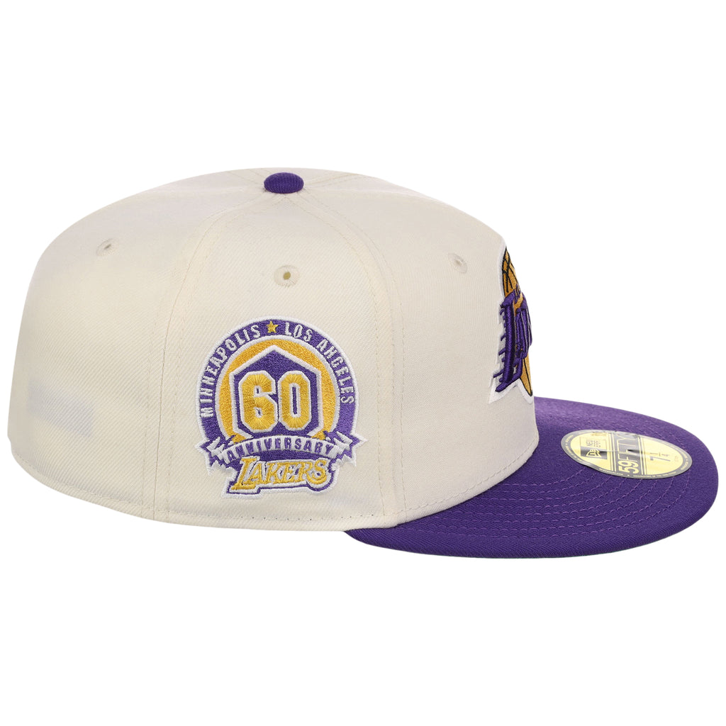 Los Angeles Lakers NBA Chrome OTC New Era 59FIFTY (Chrome/Purple)