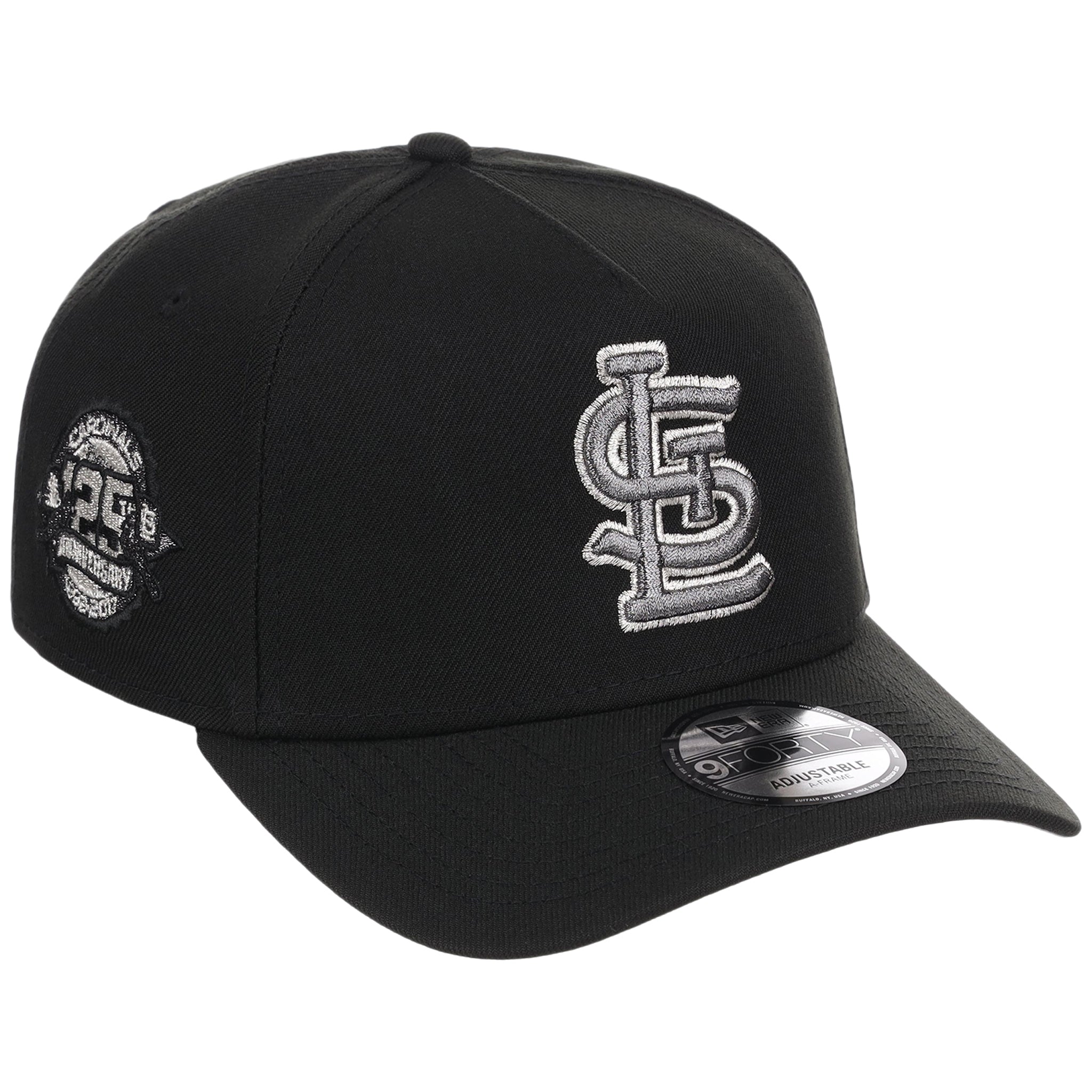 St. Louis Cardinals MLB Liquid Titanium New Era 9FORTY A-Frame