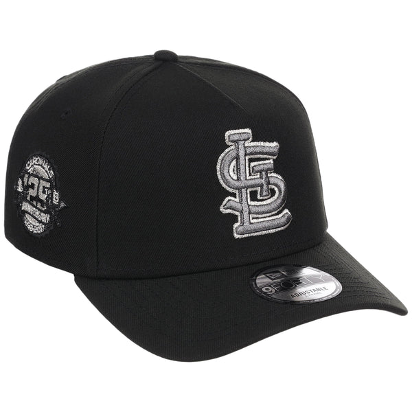St. Louis Cardinals MLB Liquid Titanium New Era 9FORTY A-Frame