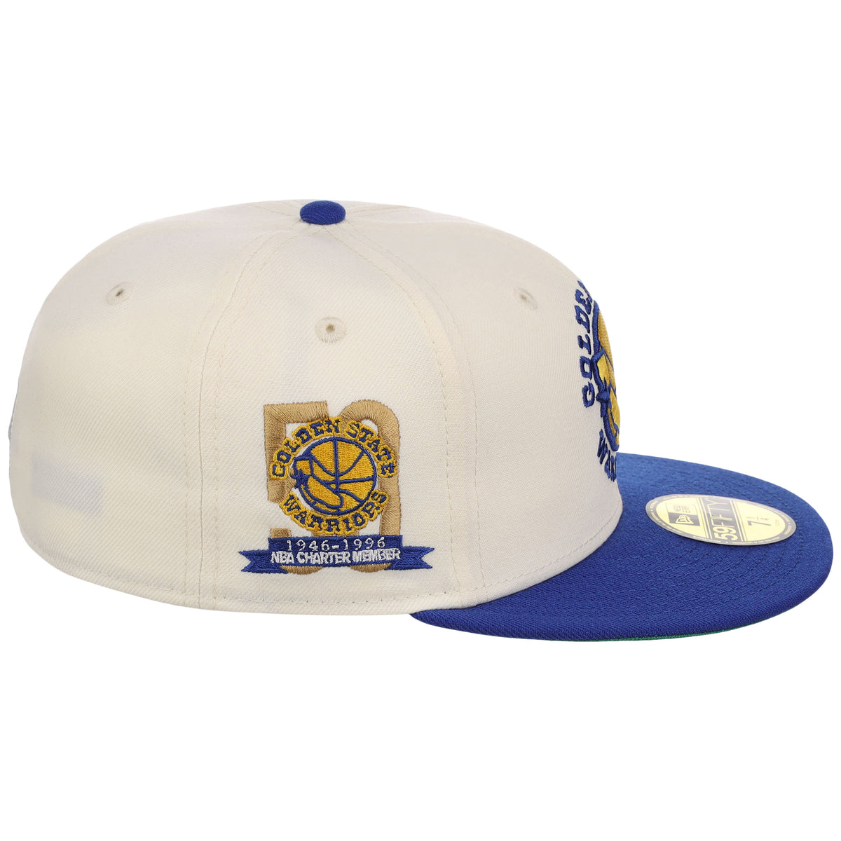 Golden State Warriors NBA Chrome OTC New Era 59FIFTY (Chrome/Royal)