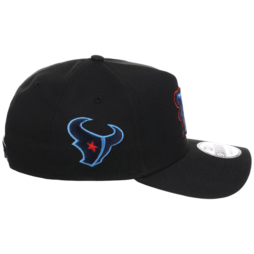 Houston Texans NFL Black Dome New Era 9FORTY A-Frame