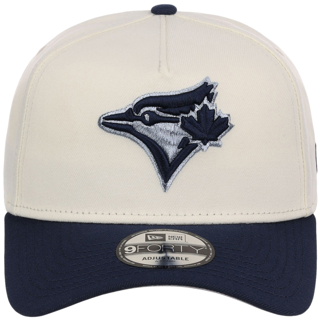 Toronto Blue Jays MLB Chrome x Navy FASHION CORE New Era 9FORTY A-Frame