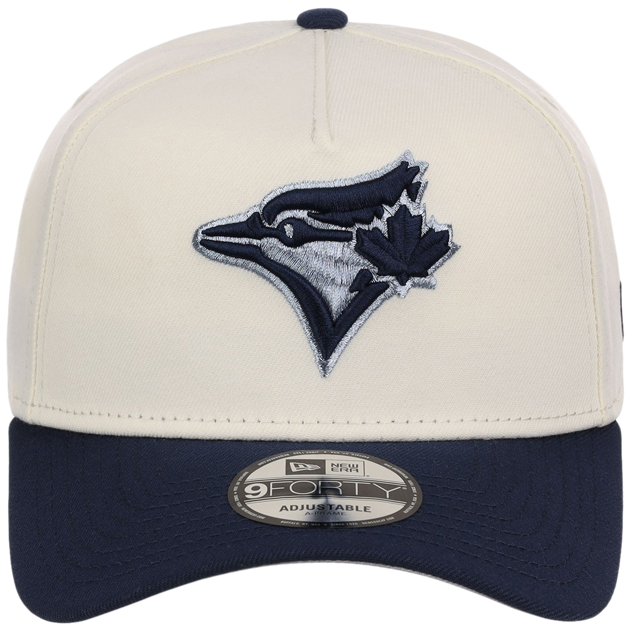 Toronto Blue Jays MLB Chrome x Navy FASHION CORE New Era 9FORTY A-Frame