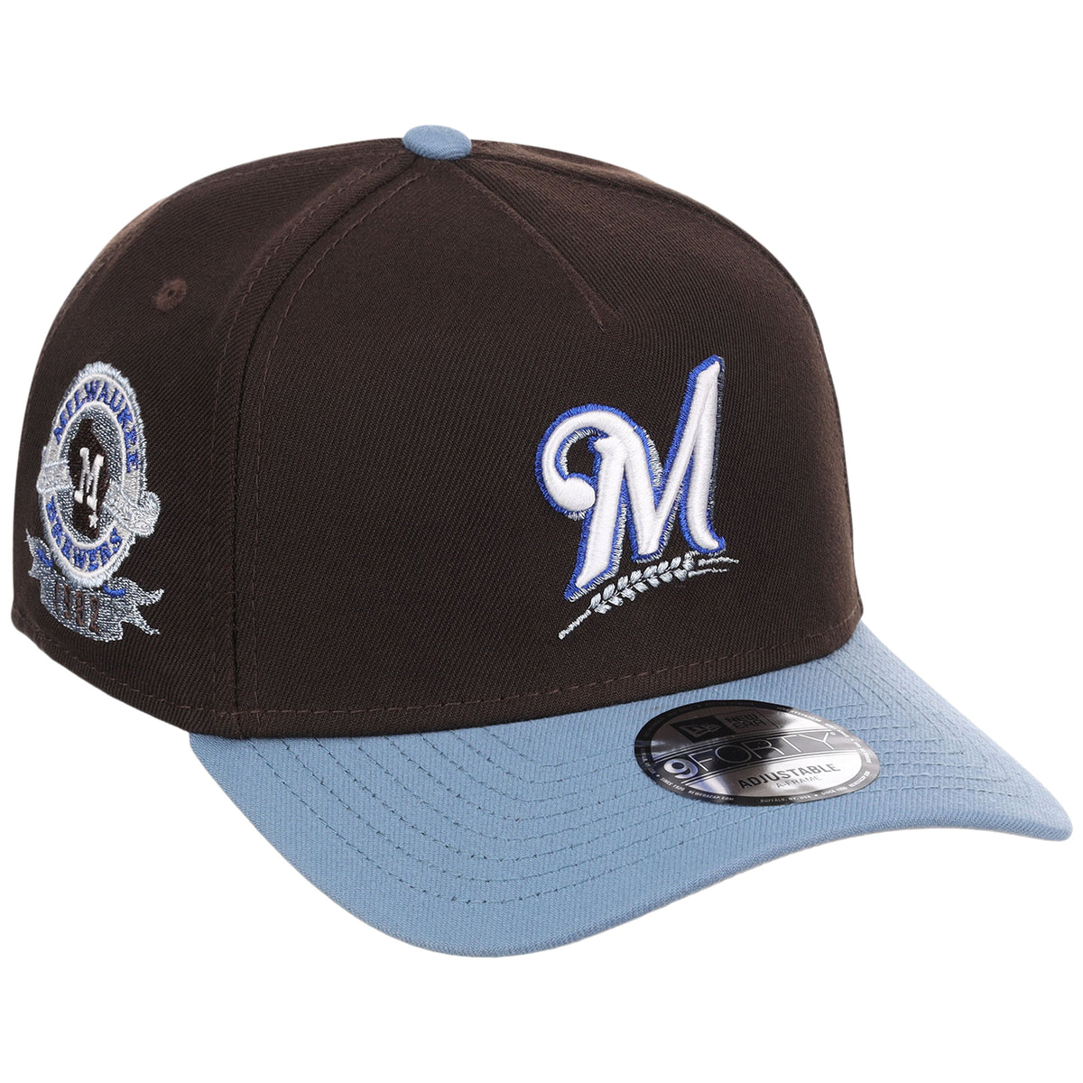 Milwaukee Brewers MLB Driftwood Fade New Era 9FORTY A-Frame