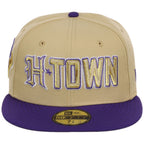 Houston Texans Side A: Track One New Era 59FIFTY (Gold/Purple)