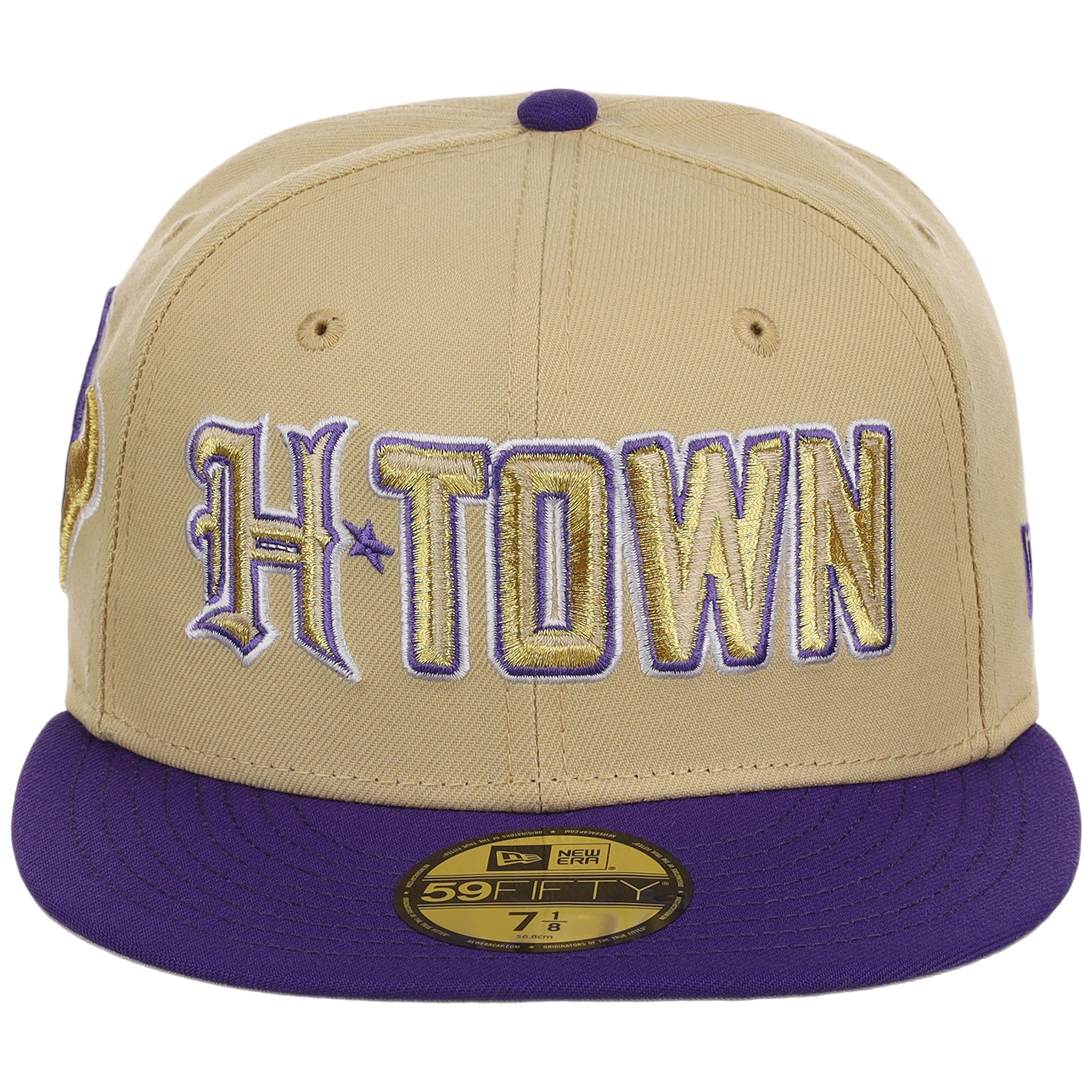 Houston Texans Side A: Track One New Era 59FIFTY (Gold/Purple)