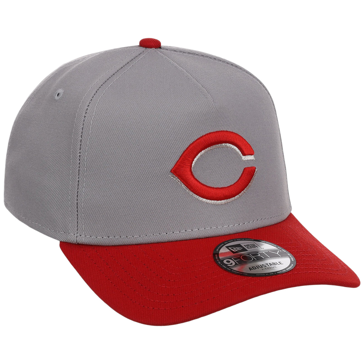 Cincinnati Reds MLB Gray OTC FASHION CORE New Era 9FORTY A-Frame