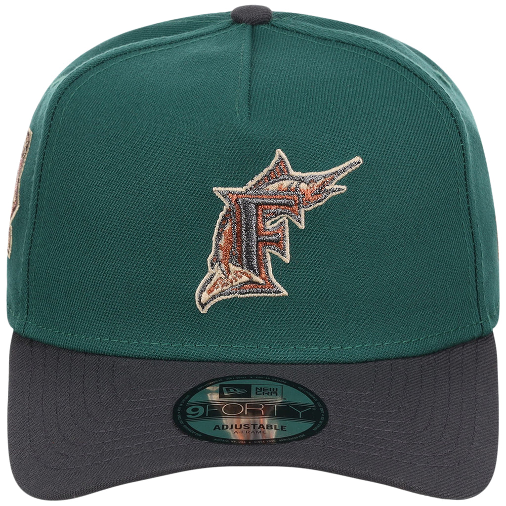 Florida Marlins MLB Emerald Graphite New Era 9FORTY