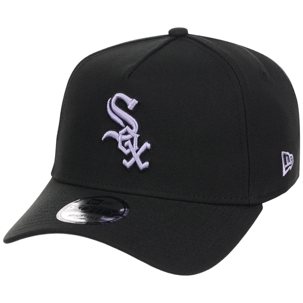 Chicago White Sox MLB Black x Lavender FASHION CORE New Era 9FORTY A-Frame
