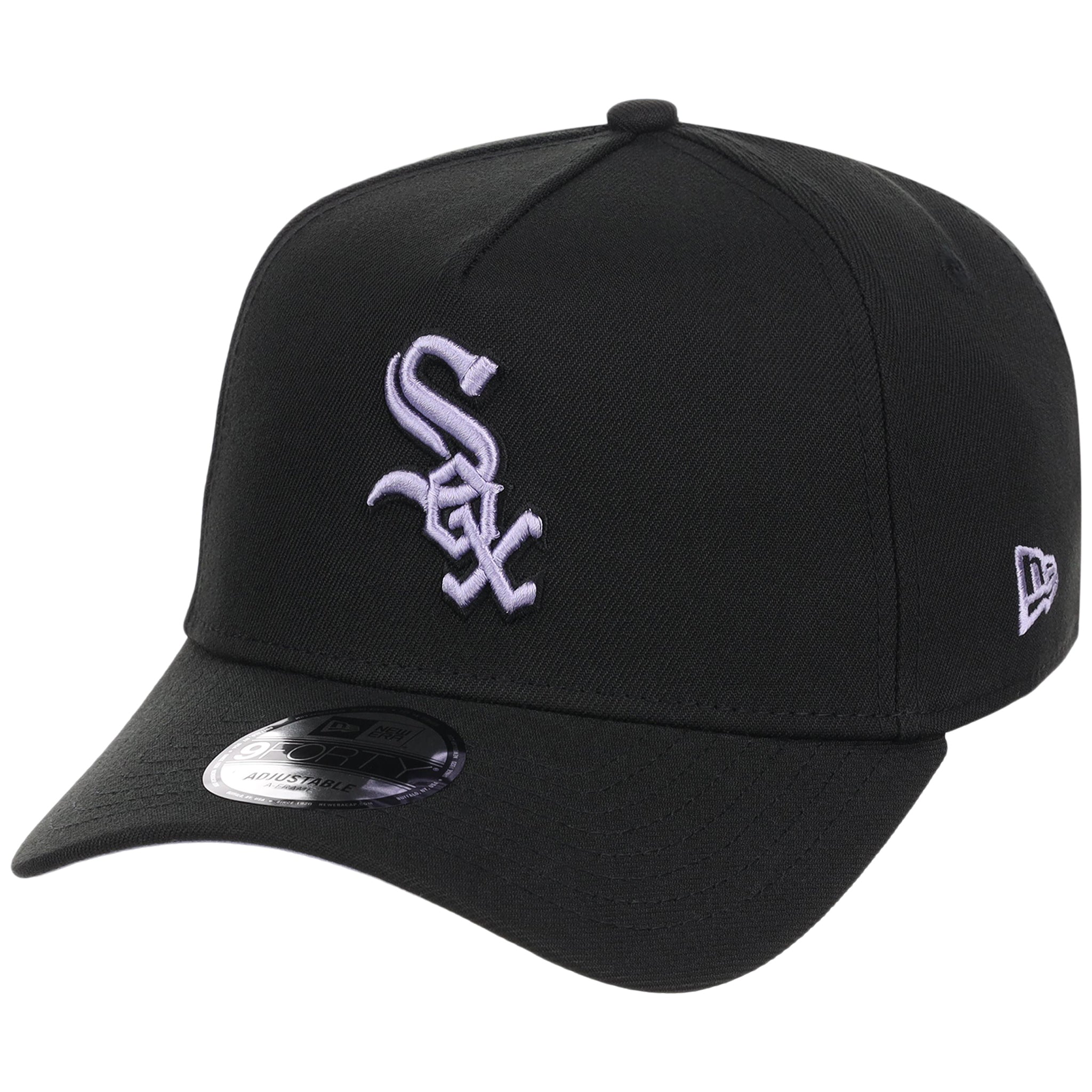 Chicago White Sox MLB Black x Lavender FASHION CORE New Era 9FORTY A-Frame