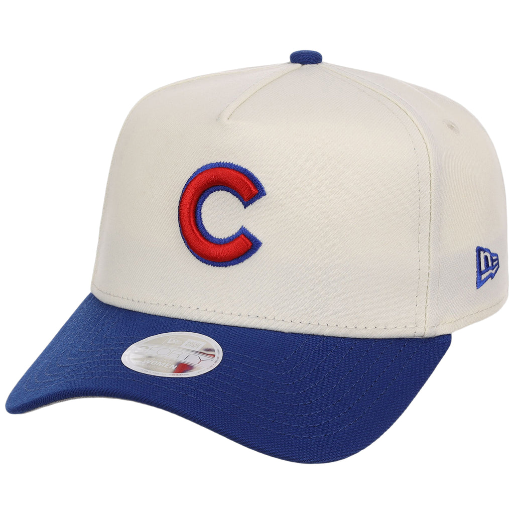 Chicago Cubs Women's New Era 9FORTY Chrome OTC A-Frame