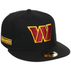 Washington Commanders NFL Black Dome New Era 59FIFTY
