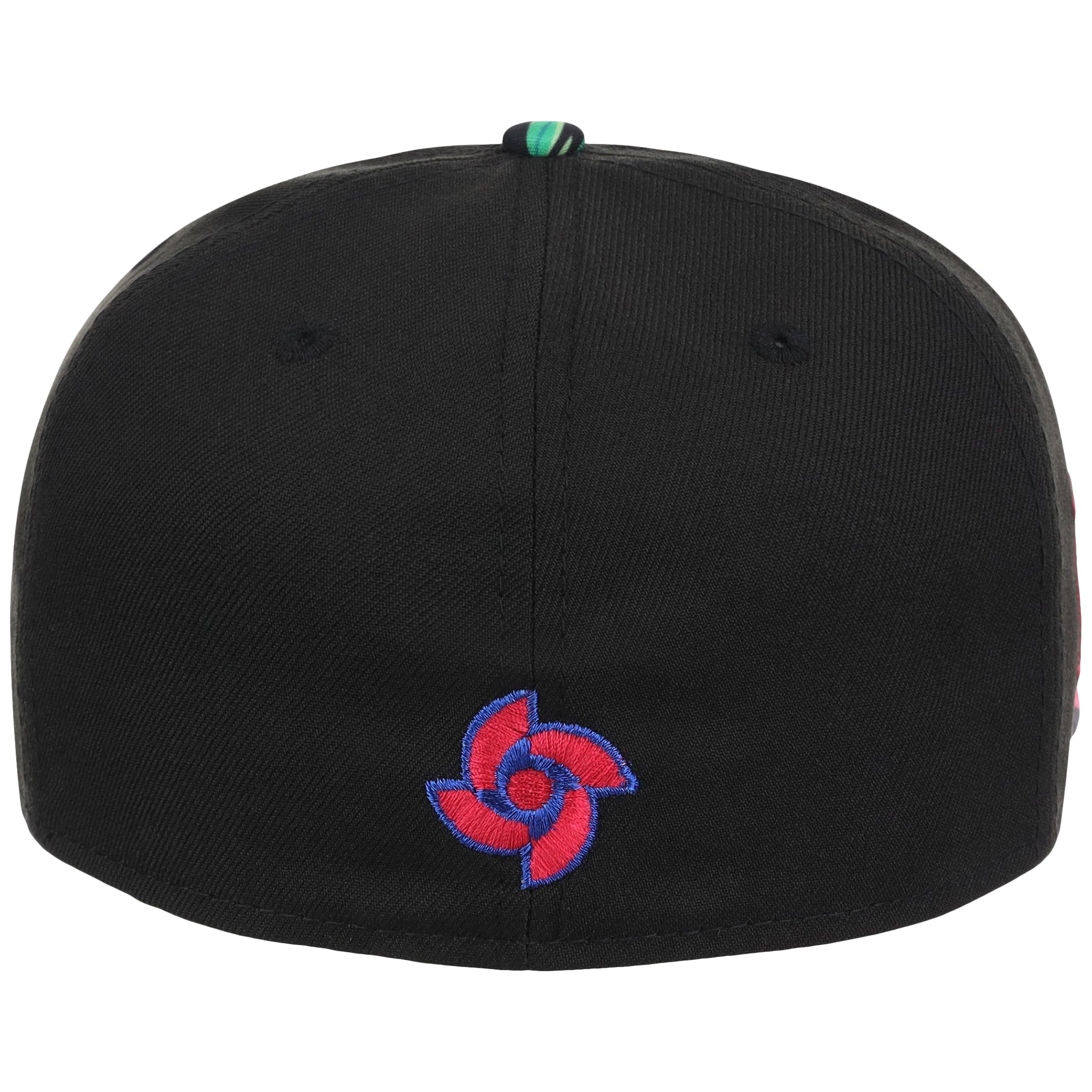 Crown the Country: Dominican Republic New Era 59FIFTY (Black/Floral) 'República Dominicana'
