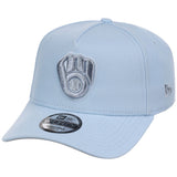 Milwaukee Brewers MLB Glacial Blue New Era 9FORTY A-Frame