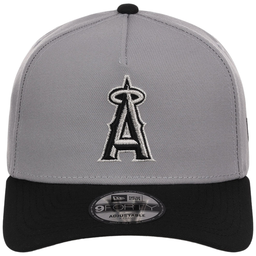 Anaheim Angels MLB Gray x Black FASHION CORE New Era 9FORTY A-Frame