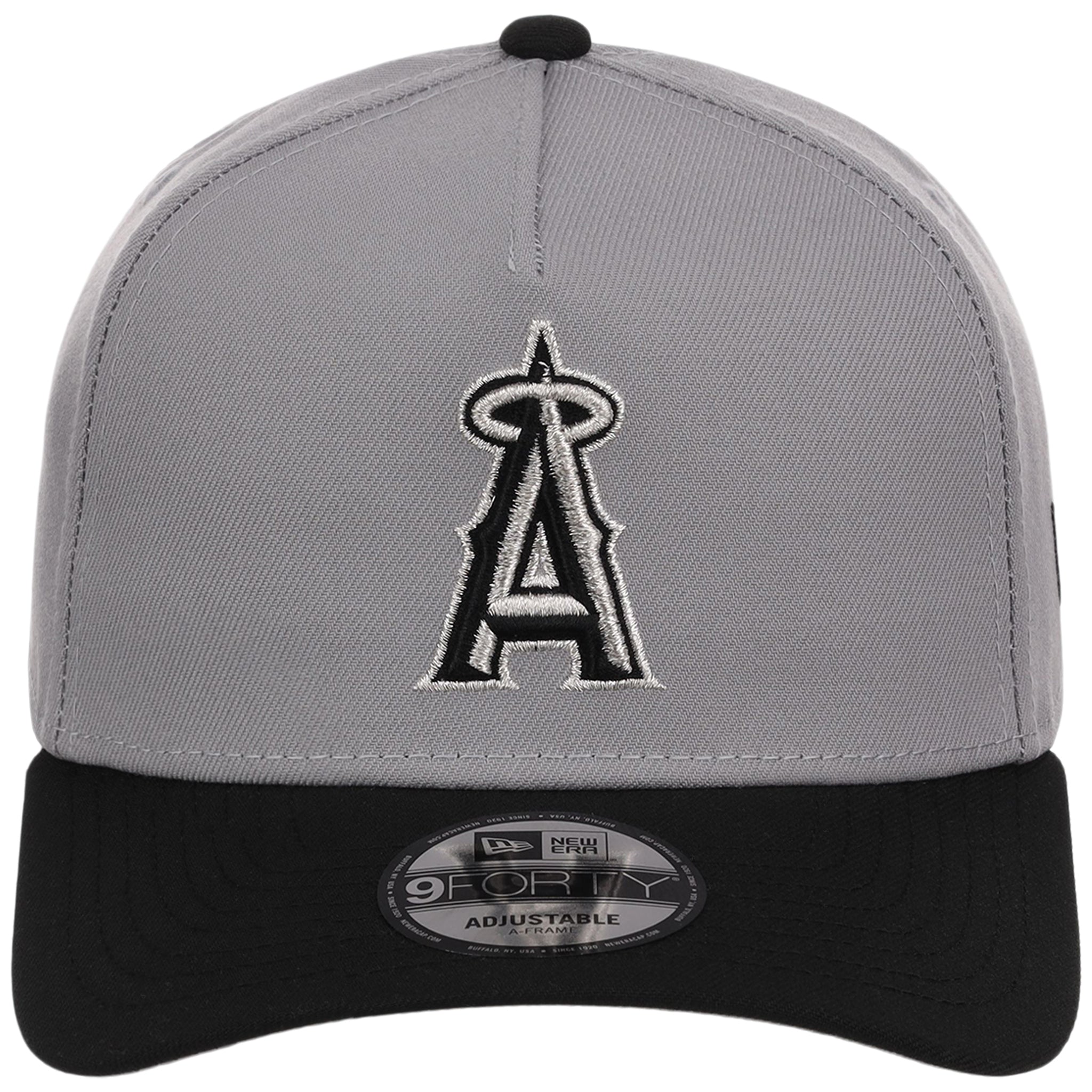 Anaheim Angels MLB Gray x Black FASHION CORE New Era 9FORTY A-Frame