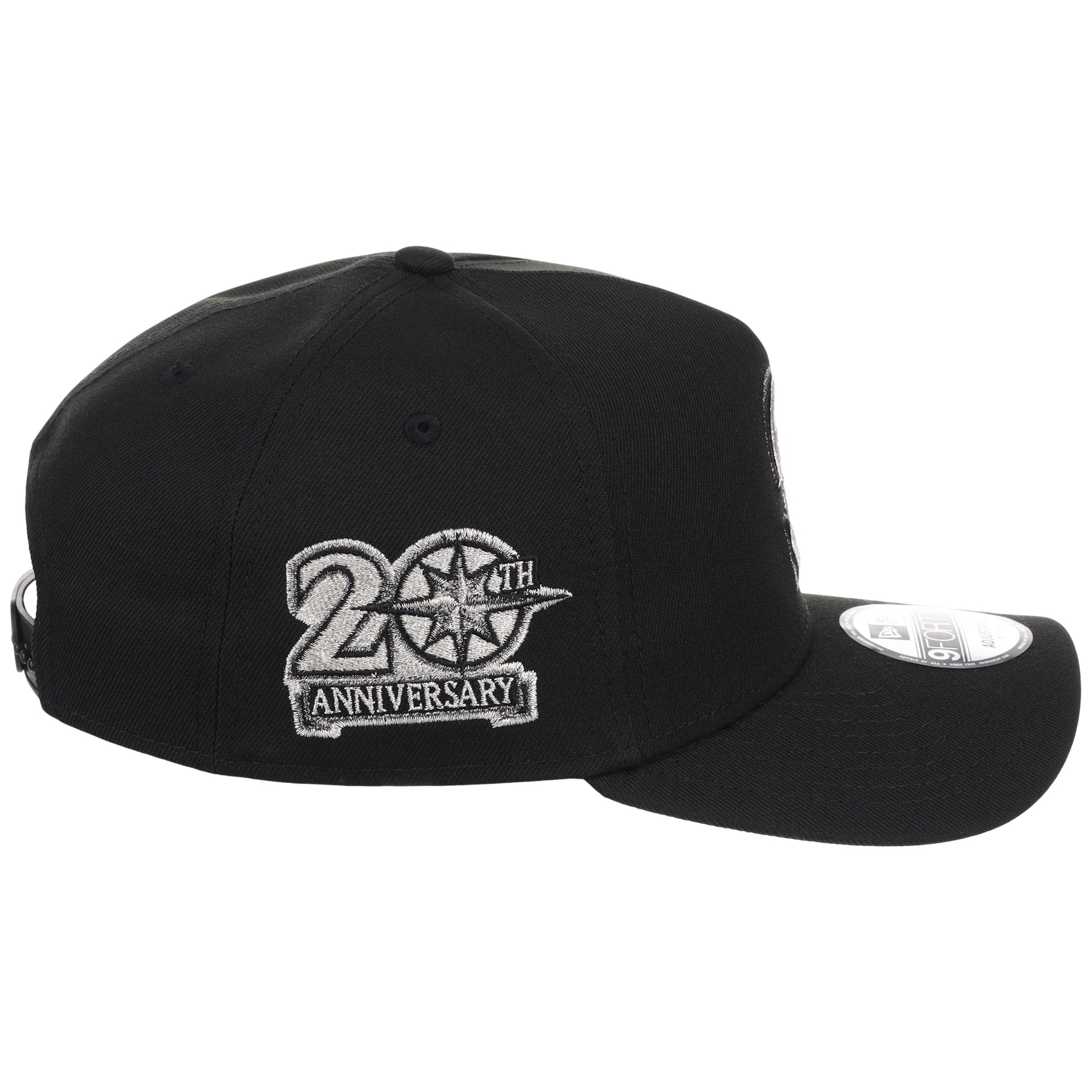 Seattle Mariners MLB Liquid Titanium New Era 9FORTY A-Frame