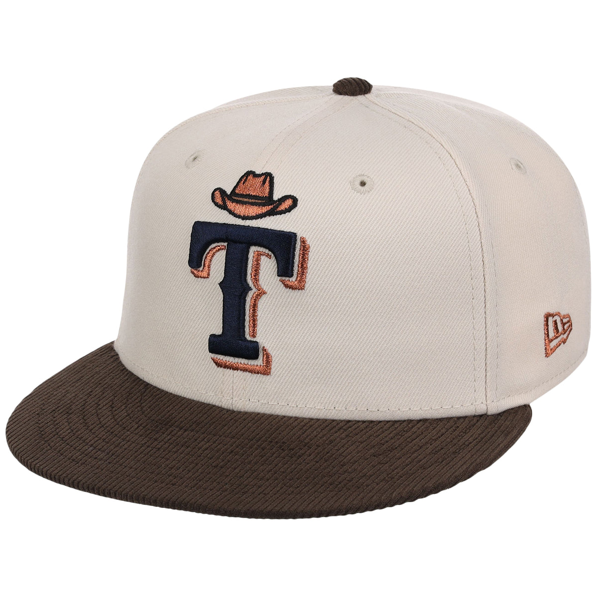 Texas Rangers Lone Star Livestock New Era 59FIFTY (Cream/Walnut)