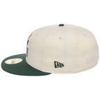 Milwaukee Bucks NBA Chrome OTC New Era 59FIFTY (Chrome/Dark Green)