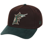 Florida Marlins MLB Forest Ember New Era 9FORTY A-Frame