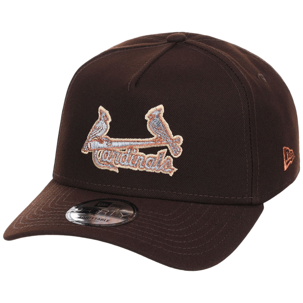 St. Louis Cardinals MLB Frosted Bark New Era 9FORTY A-Frame