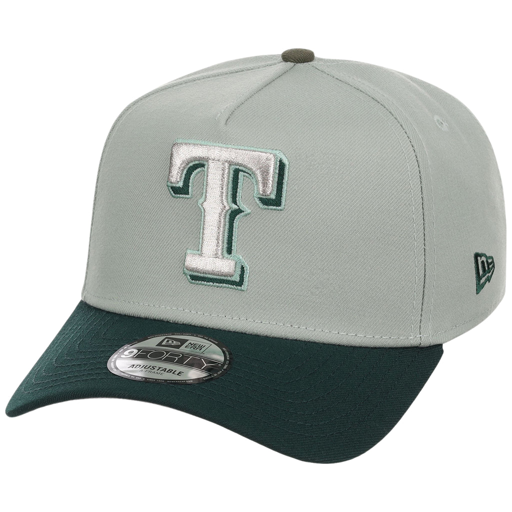 Texas Rangers MLB Everest x Dark Green FASHION CORE New Era 9FORTY A-Frame
