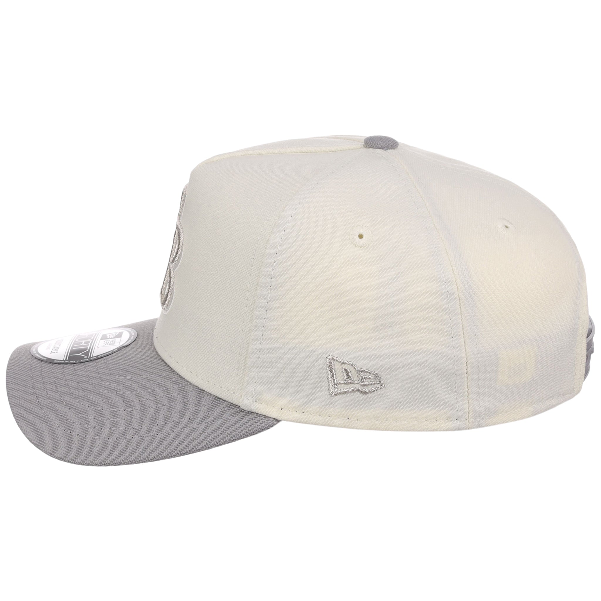 Tampa Bay Rays MLB Chrome x Gray FASHION CORE New Era 9FORTY A-Frame