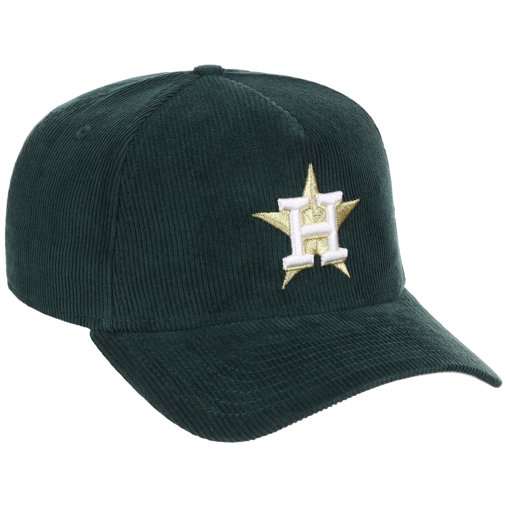 Houston Astros MLB Dark Green Cord FASHION CORE New Era 9FORTY A-Frame