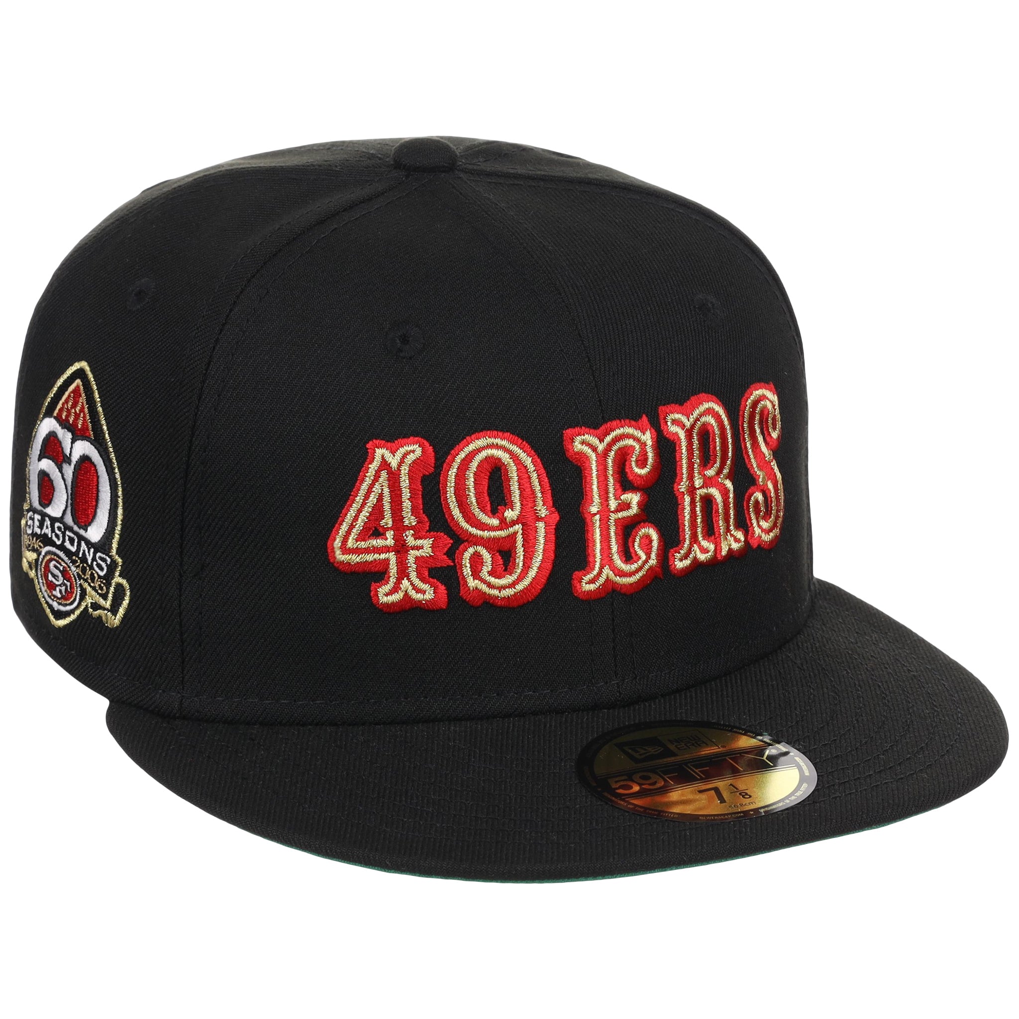 San Francisco 49Ers NFL Black Dome New Era 59FIFTY